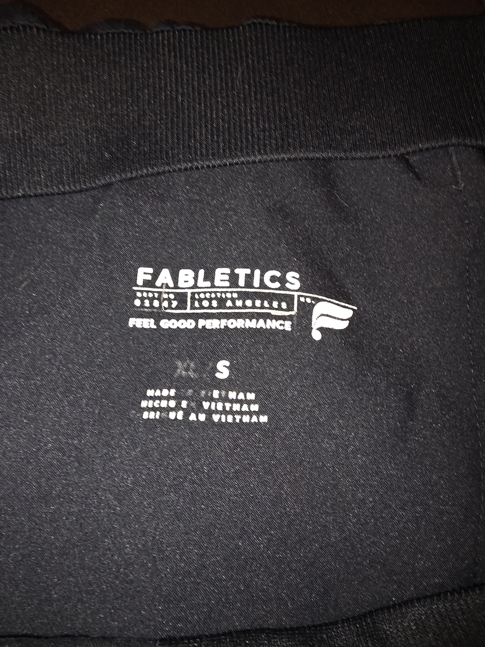 Fabletics Black Mens Scrub Pants